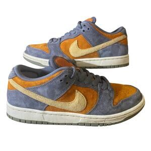 Nike SB Dunk Low Pro Light Carbon Monarch HF3063-002 US Size 7 Gray Orange